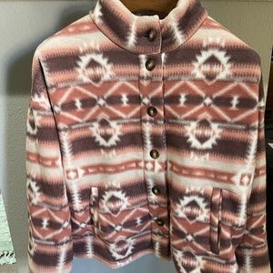 Western Aztec Print Jacket